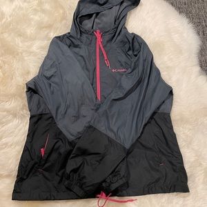 Columbia Color-block Rain Jacket - Size XL